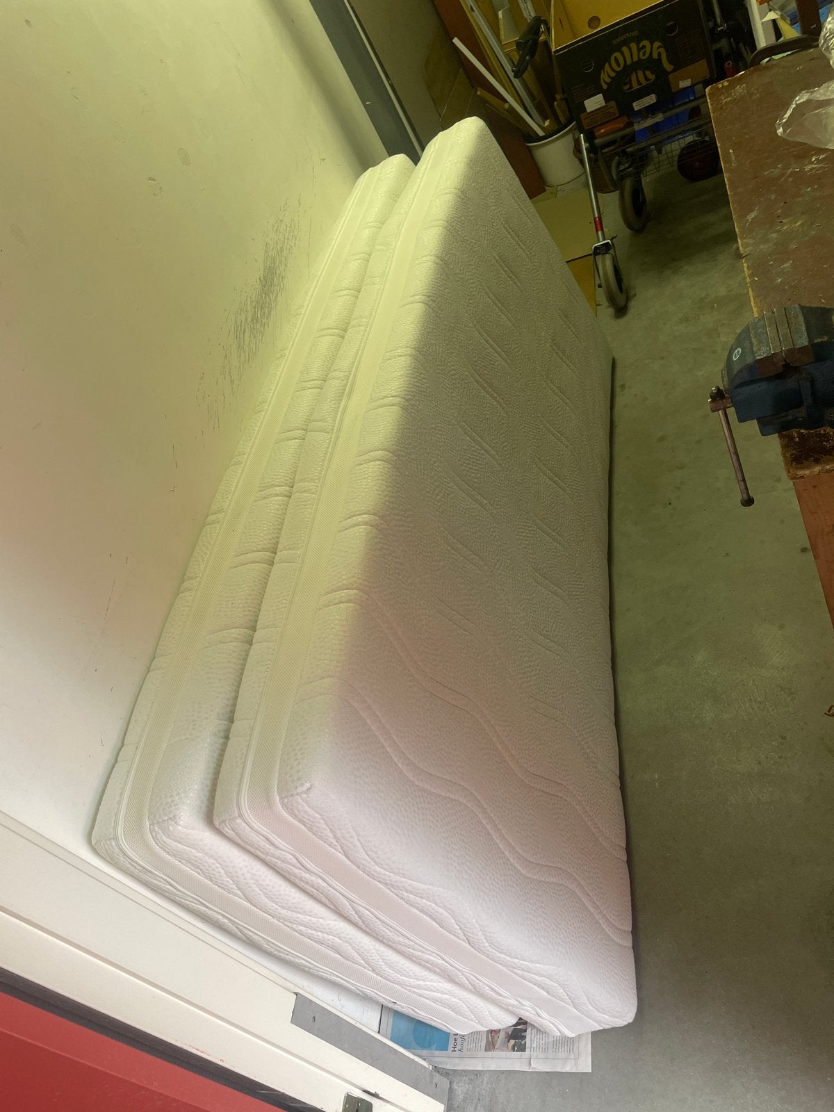 Twee eenpersoons matrassen, zo goed als nieuw, Huis en Inrichting, 90 cm, Eenpersoons, Ophalen of Verzenden, Zo goed als nieuw