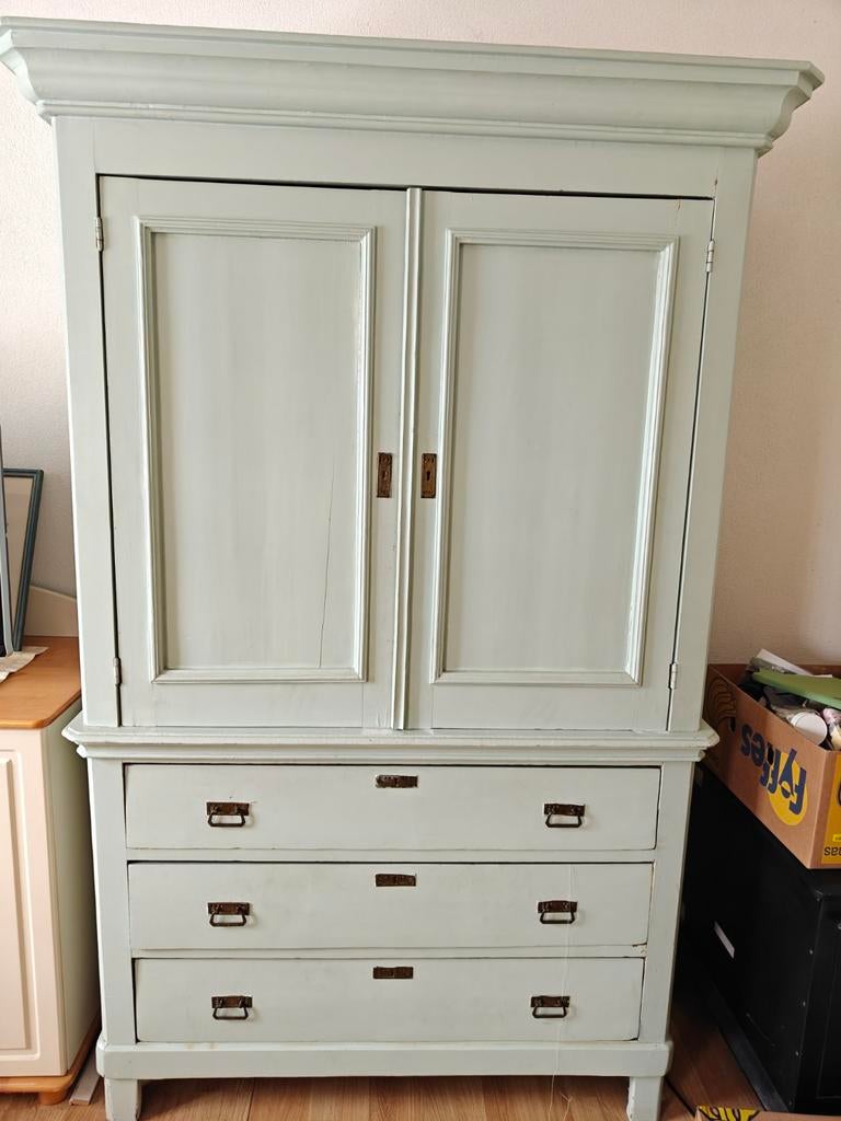 Oude buffetkast, Huis en Inrichting, Ophalen, Gebruikt, 25 tot 50 cm, 200 cm of meer