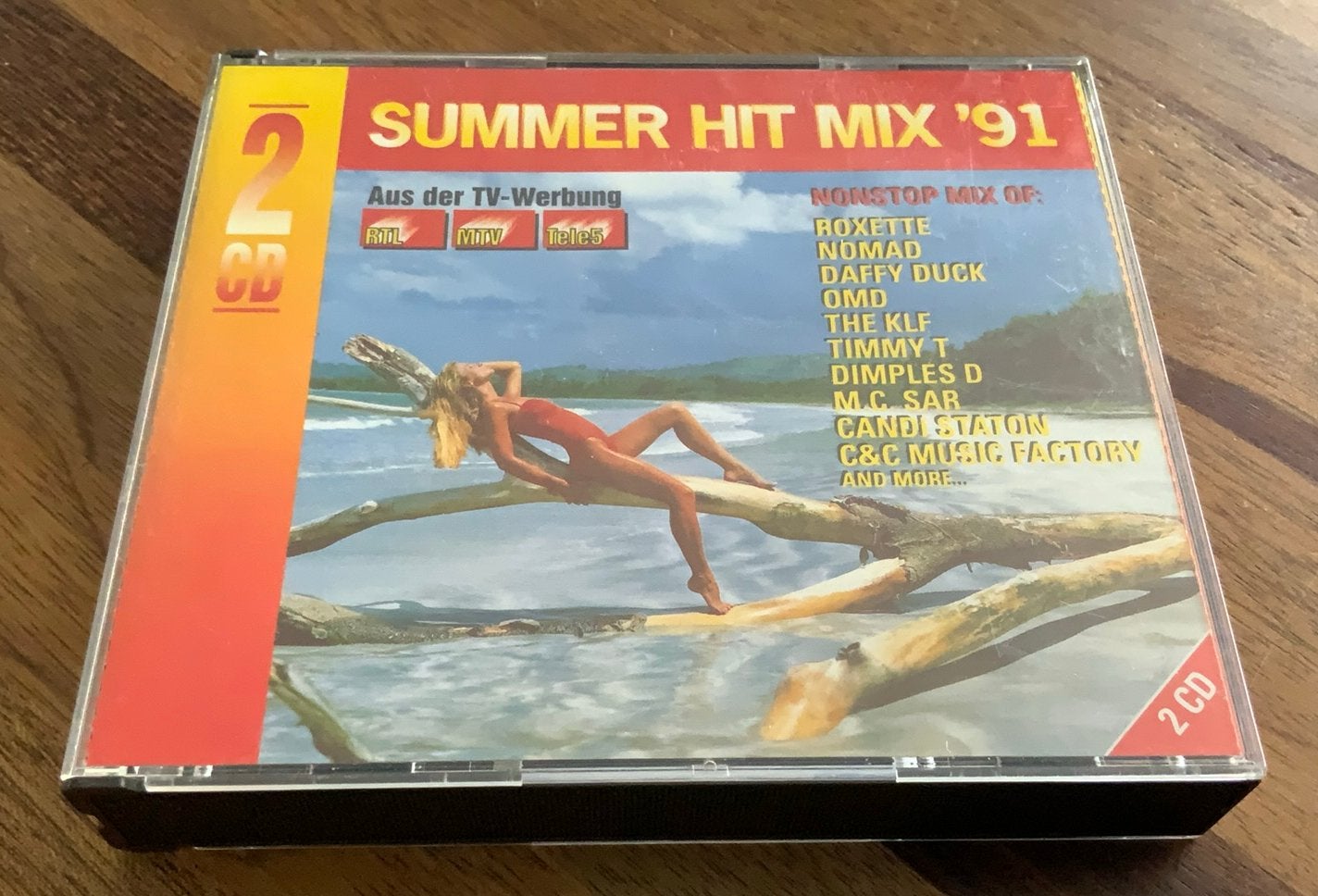 DUBBEL CD SUMMER HIT MIX ‘91 VARIOUS ZYX / DMC LABEL GERMANY, Inclusief boekje, Gebruikt, House, Verzenden