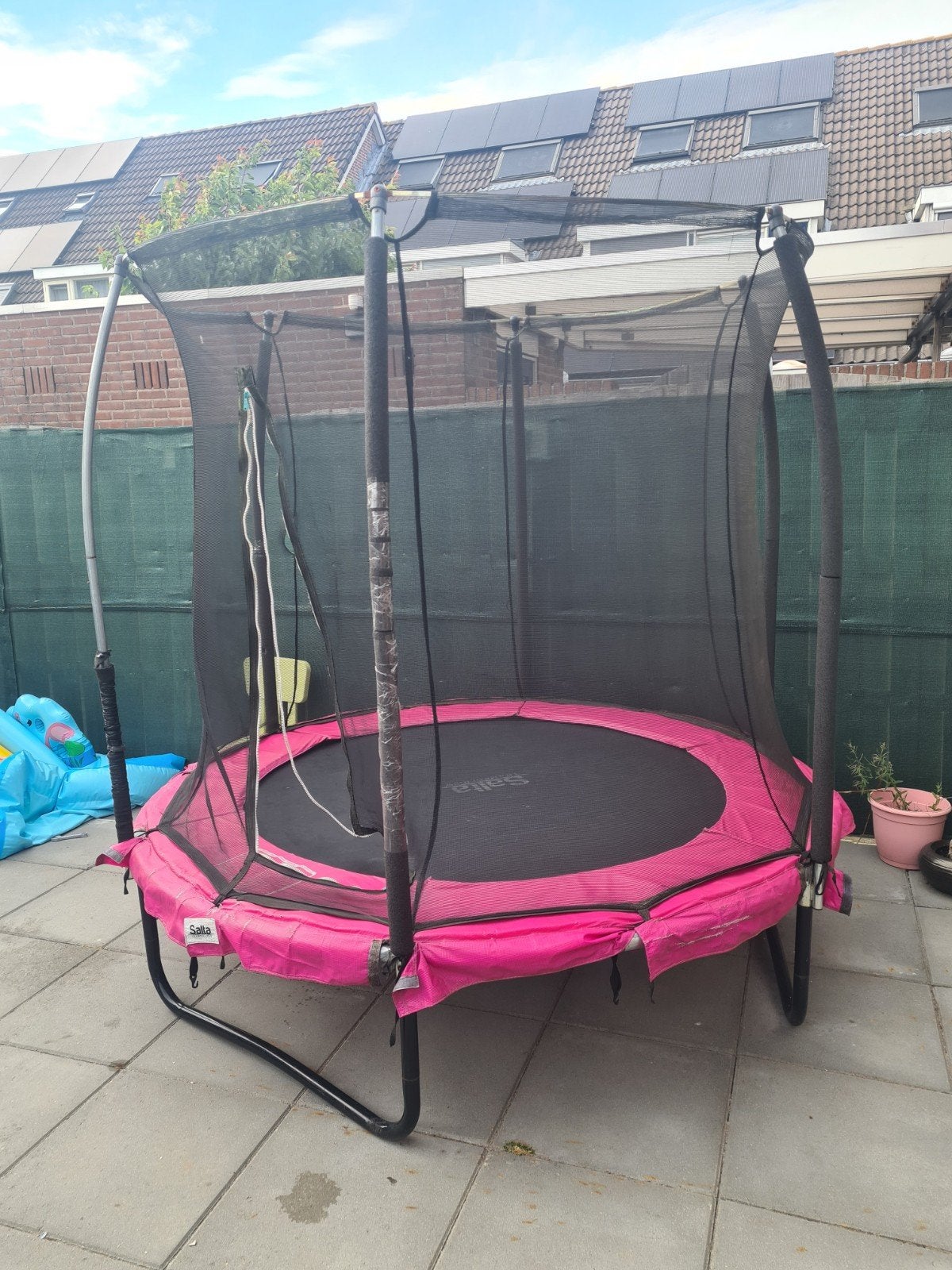 Trampoline, Kinderen en Baby's, Speelgoed | Buiten | Trampolines, Ophalen, Gebruikt