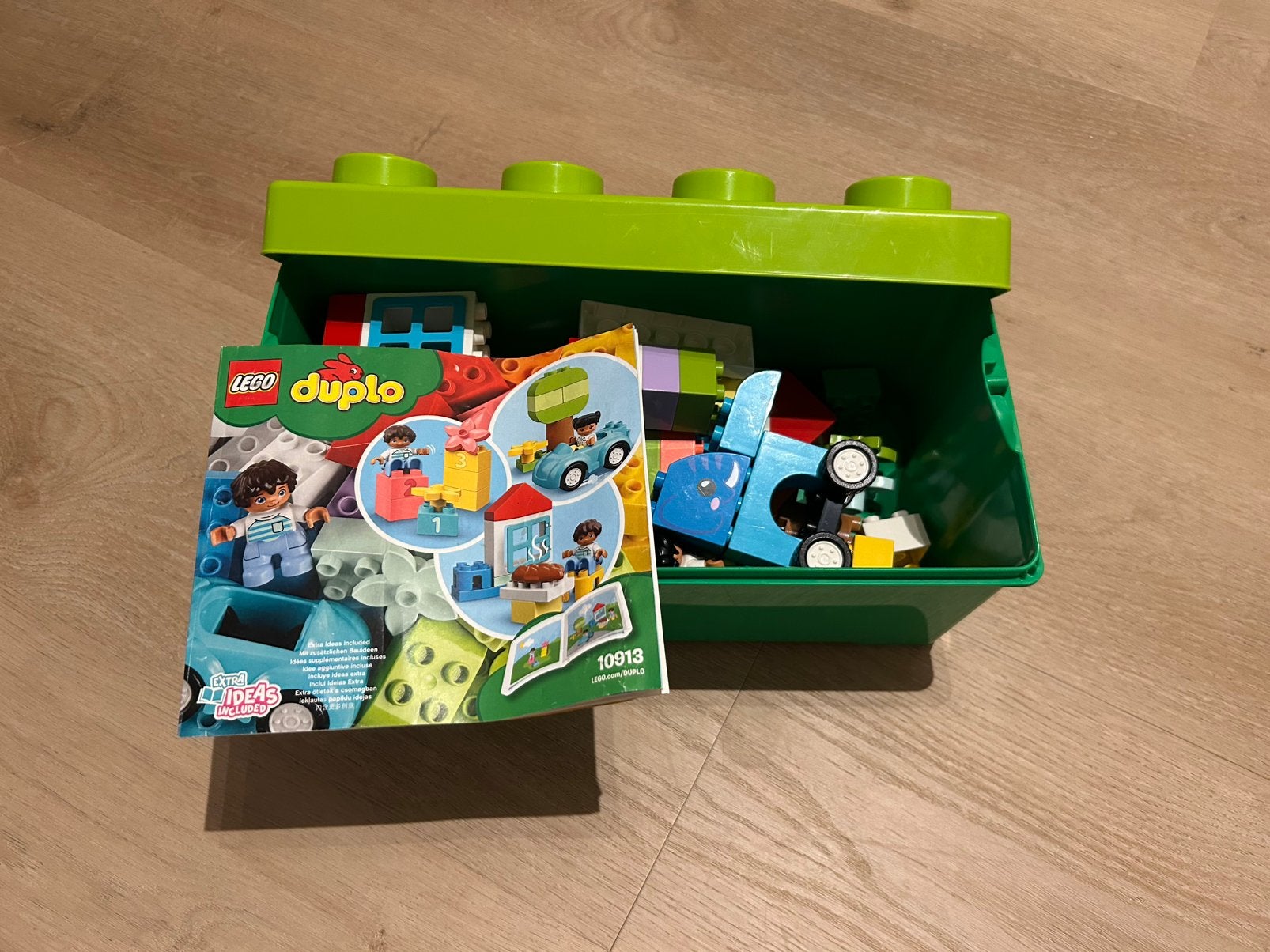 LEGO DUPLO 10913 Opbergdoos compleet met handleiding, Ophalen, Zo goed als nieuw, Duplo