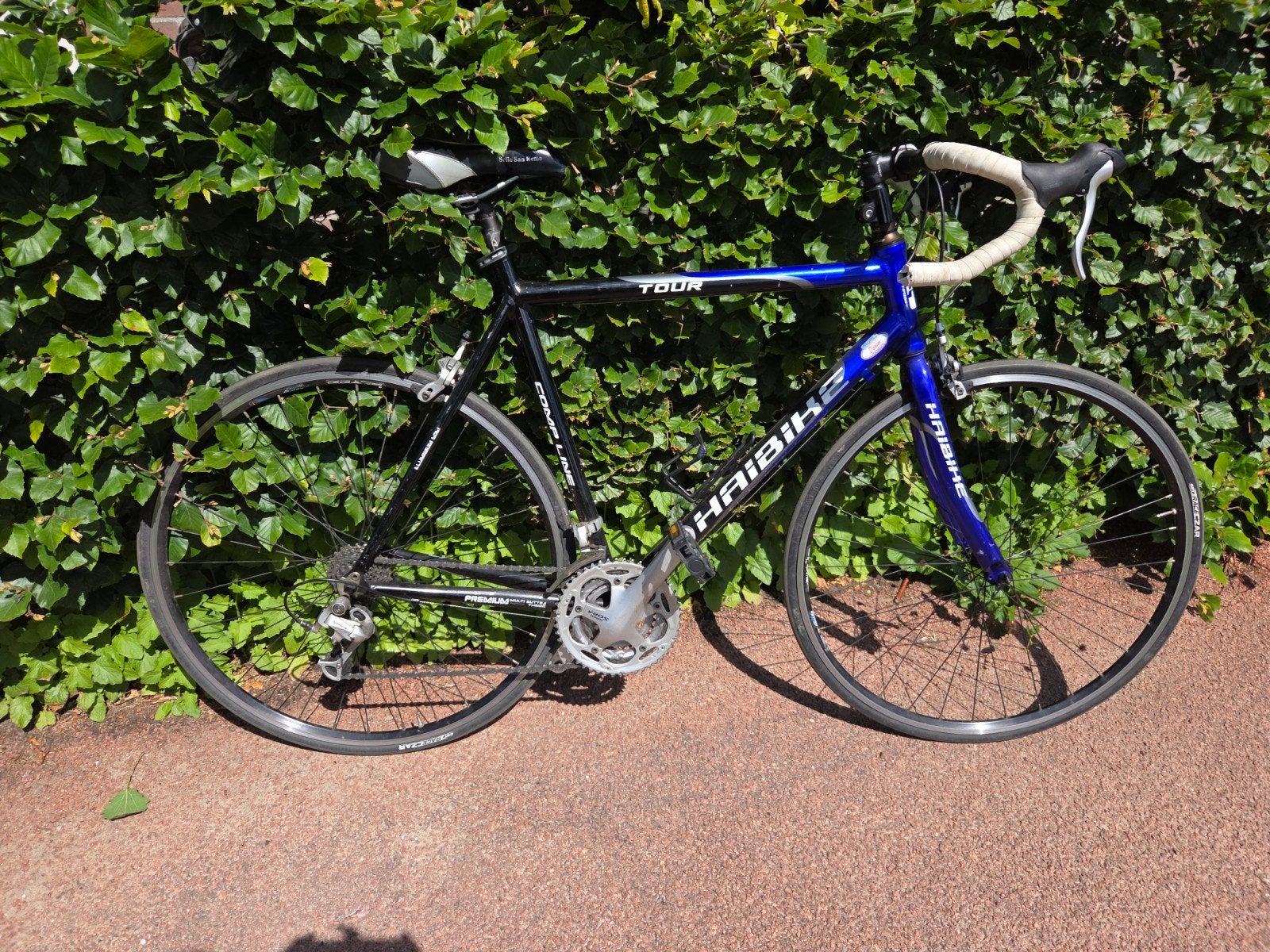 Haibike Tour racefiets - Blauw/Zwart, Fietsen en Brommers, Fietsen | Racefietsen, Gebruikt, Aluminium, Meer dan 20 versnellingen