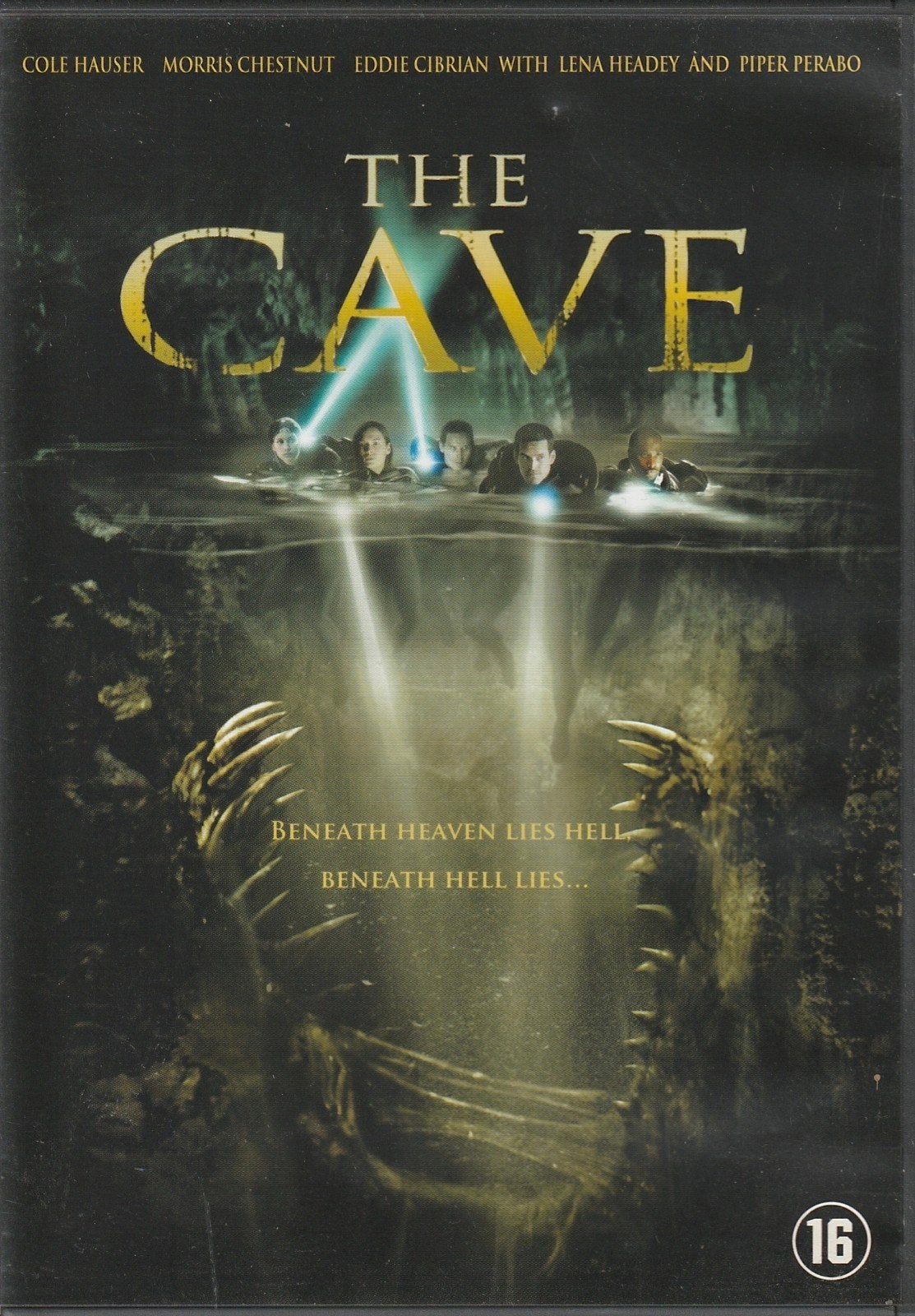 The Cave (2005) NL DVD - Spannende Horrorfilm, Gebruikt, Vanaf 16 jaar, Monsters, Inclusief doosje