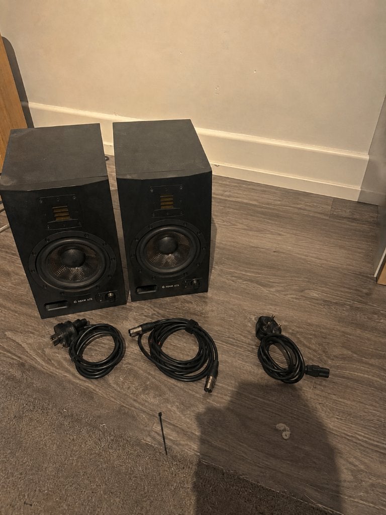 ADAM Audio A7X studiomonitors + Sub7, Audio, Tv en Foto, Luidsprekers, Overige merken, Stereo speakers, Gebruikt, Inclusief kabels