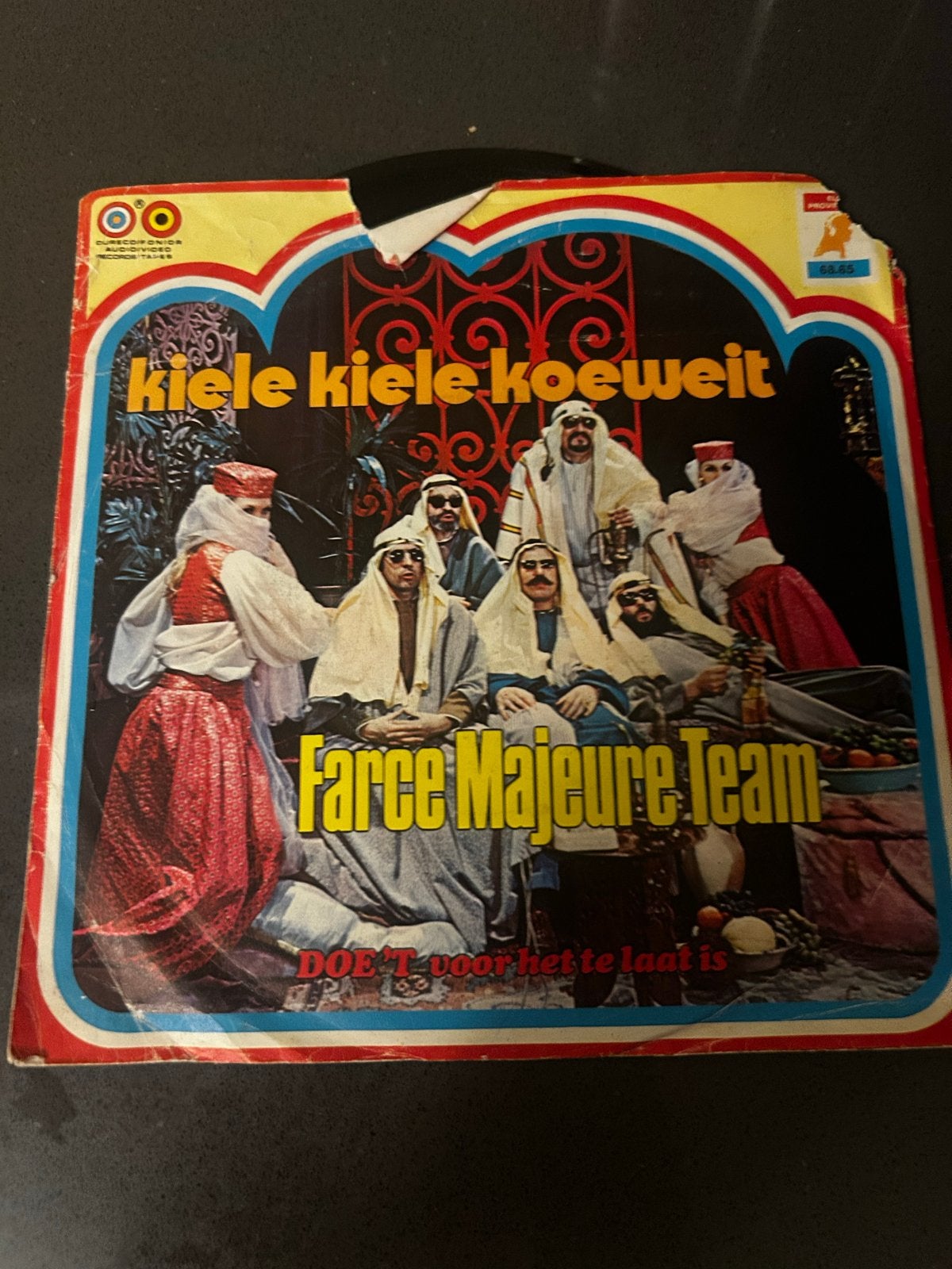 Farce Majeure Team - Kiele Kiele Koeweit / Doe 't, Gebruikt, 7 inch, Ophalen of Verzenden, EP