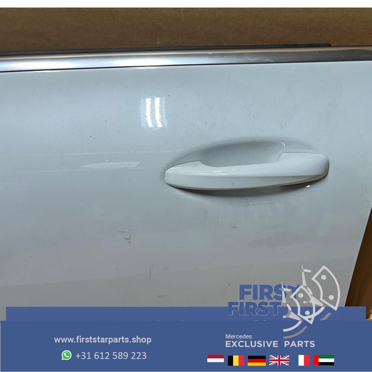 W118 C118 X118 CLA DEUR PORTIER WIT COMPLEET LINKSVOOR Merce, Gebruikt, -, Deur, Voor