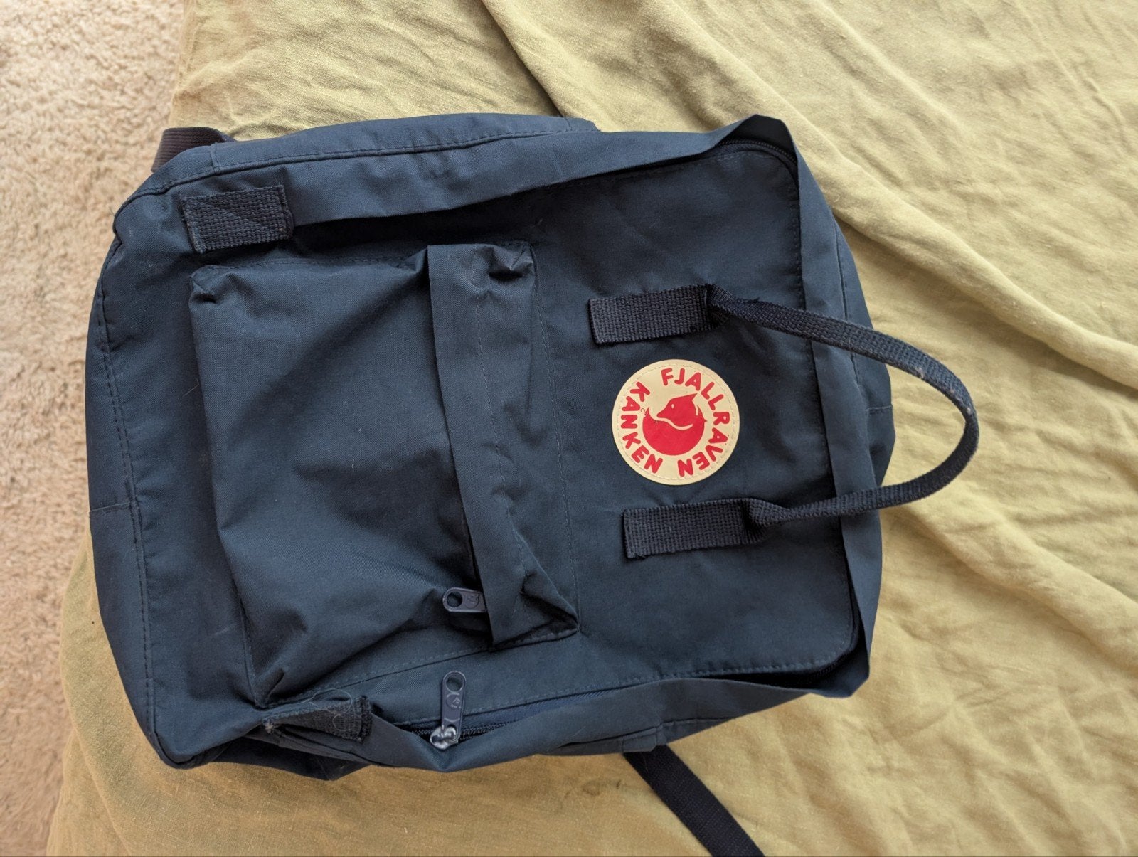 Fjällräven Kånken Rugzak - Donkerblauw, Overige merken, Gebruikt, Verzenden, 25 tot 40 cm