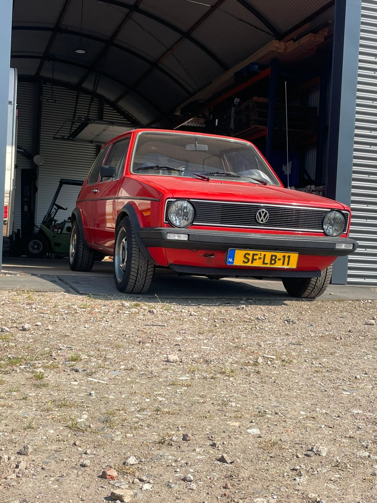 Volkswagen Golf 1.5 CL 1982 Rood, Auto's, 440 kg, 4 cilinders, 764 kg, Handgeschakeld