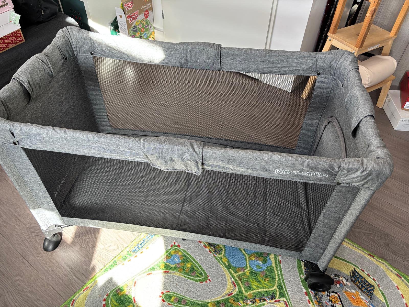 Koelstra camping bedje, Ophalen, Zo goed als nieuw, Minder dan 140 cm, Minder dan 70 cm