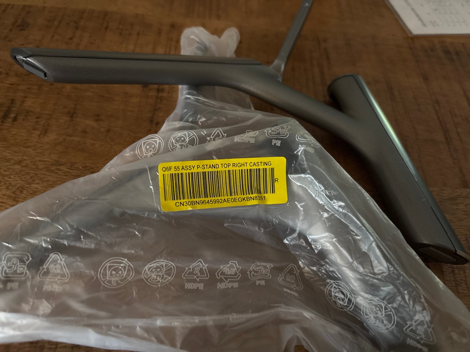 Nieuwe Samsung TV voet/steun (Q6F 55 ASSY P-STAND), Ophalen, Nieuw