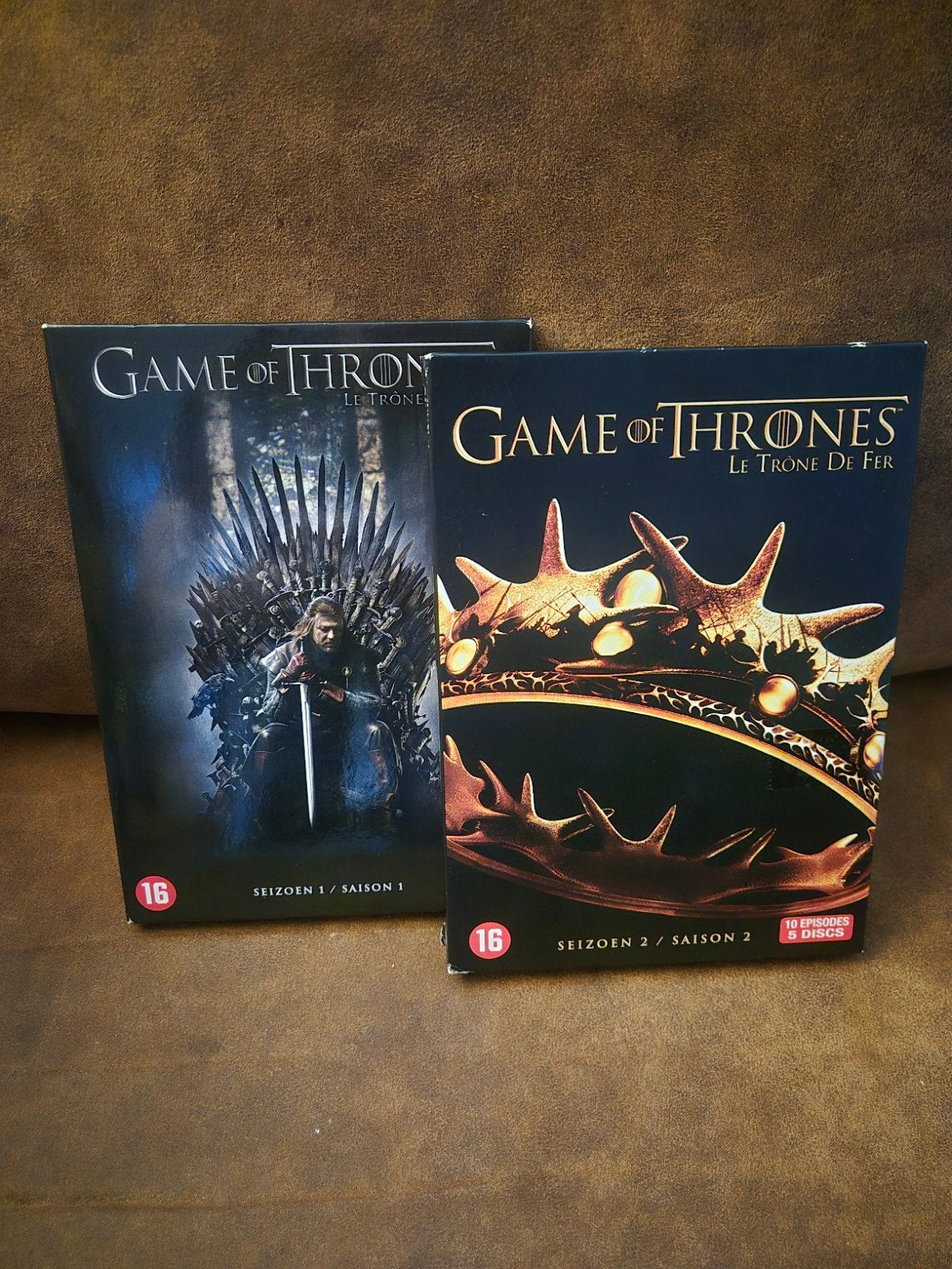Game of Thrones Seizoen 1 & 2 DVD Boxset, Engels, Vanaf 16 jaar, Ophalen of Verzenden, Zo goed als nieuw