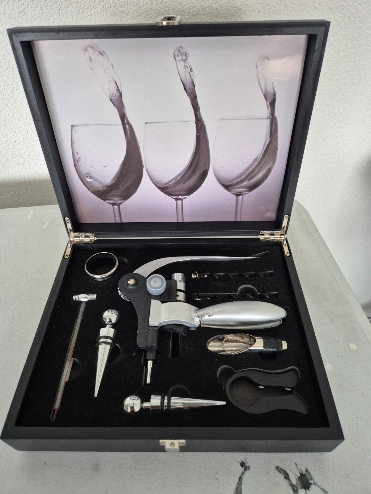 Kurkentrekker set, luxe, compleet, Verzamelen, Ophalen of Verzenden, Zo goed als nieuw, Frankrijk