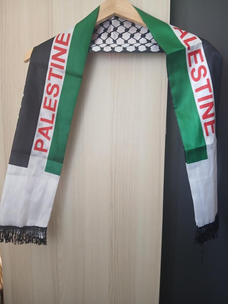 Palestina sjaal met vlagdesign, Kleding | Dames, Mutsen, Sjaals en Handschoenen, Geen merk, Ophalen, Zo goed als nieuw, Sjaal