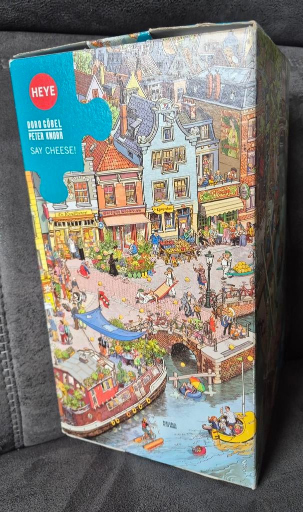 Heye puzzel 1500 st. Say cheese!, Ophalen of Verzenden, 500 t/m 1500 stukjes, Gebruikt, Legpuzzel