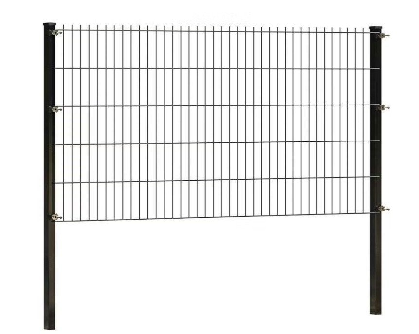 Voordelige dubbelstaafmat hekwerk in 3 hoogtes 1.2/1.4/1.8m, Ophalen of Verzenden, Nieuw, IJzer, Dubbelstaafmat hekwerk