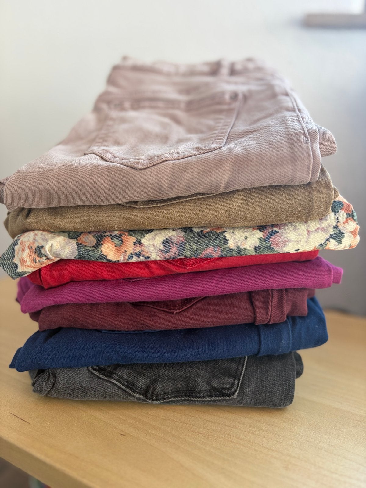 Set van 8 broeken (2 nieuw) - Maten XS/S, Kleding | Dames, Broeken en Pantalons, Meerkleurig, Ophalen of Verzenden, Zo goed als nieuw