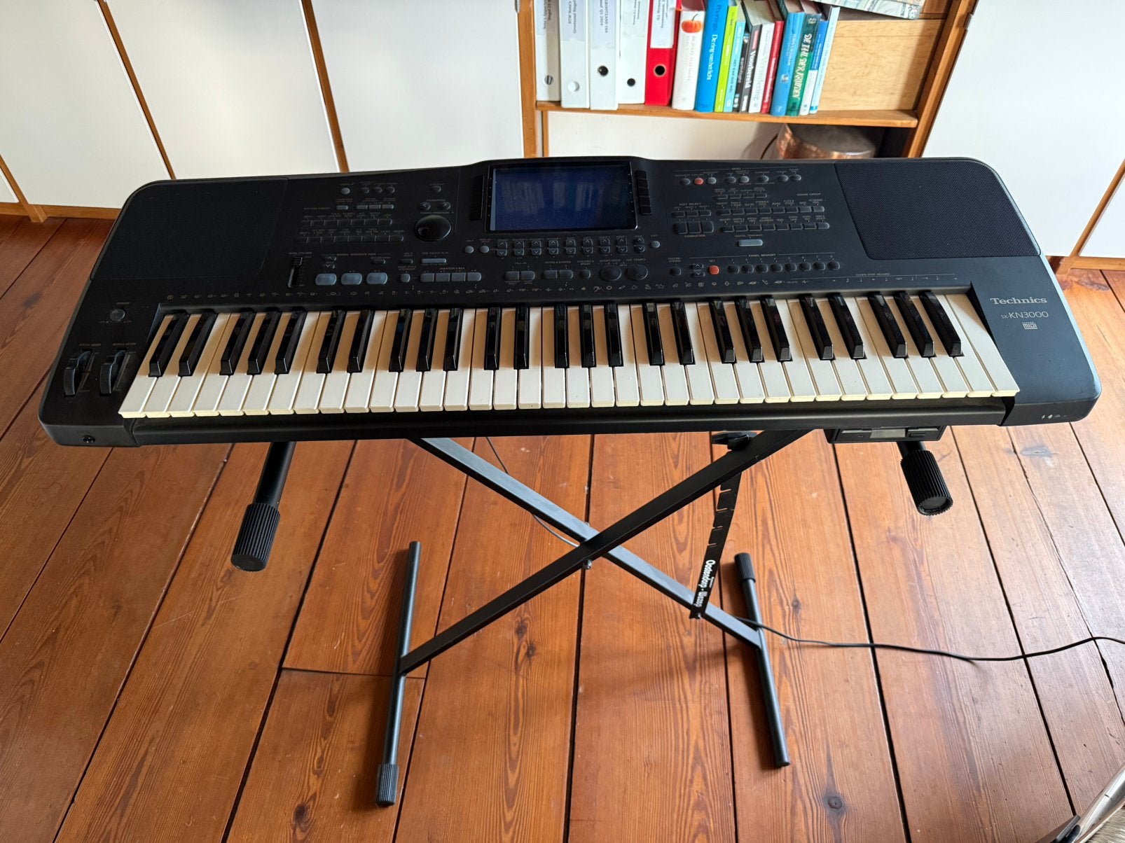 Keyboard met standaard sk-KN3000 met standaard, Ophalen, Aanslaggevoelig, Technics, 61 toetsen