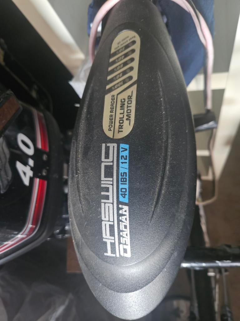 Elektrische  bb motor met battery en opknapper Schakel zeilb, Watersport en Boten, Ophalen, Gebruikt, Motor en Techniek