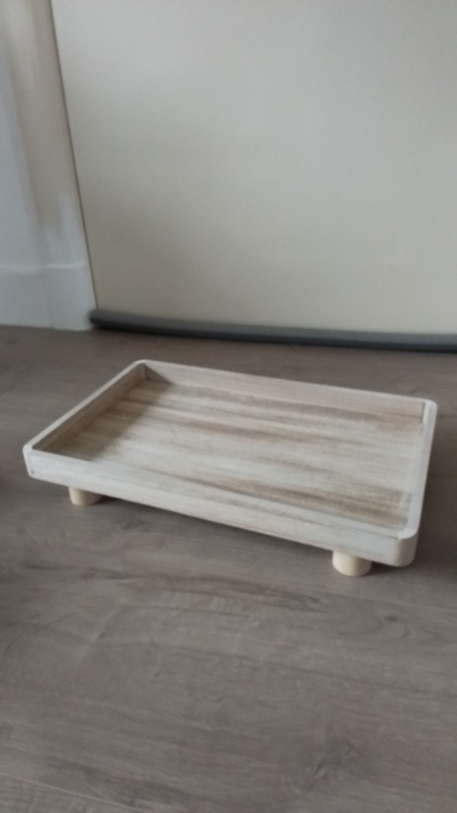 Leuk Dienblad/Kaarsplateau (Hout) 6.5cm/40cm/25cm, Ophalen of Verzenden, Nieuw, Hout