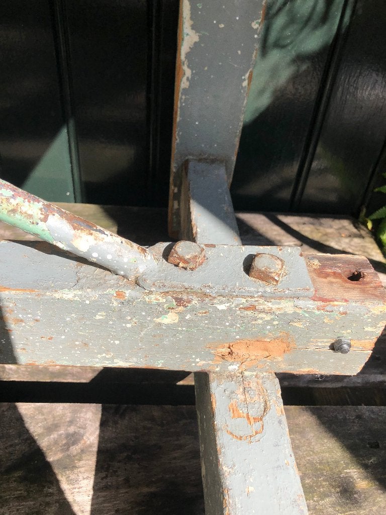 Foto 9 van Vintage tafel / werkbank