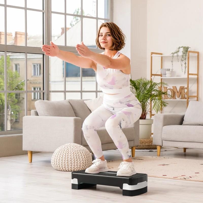 Verstelbare Stepbank voor Fitness en Cardio, Ophalen of Verzenden, Nieuw, Buik, Stepbank