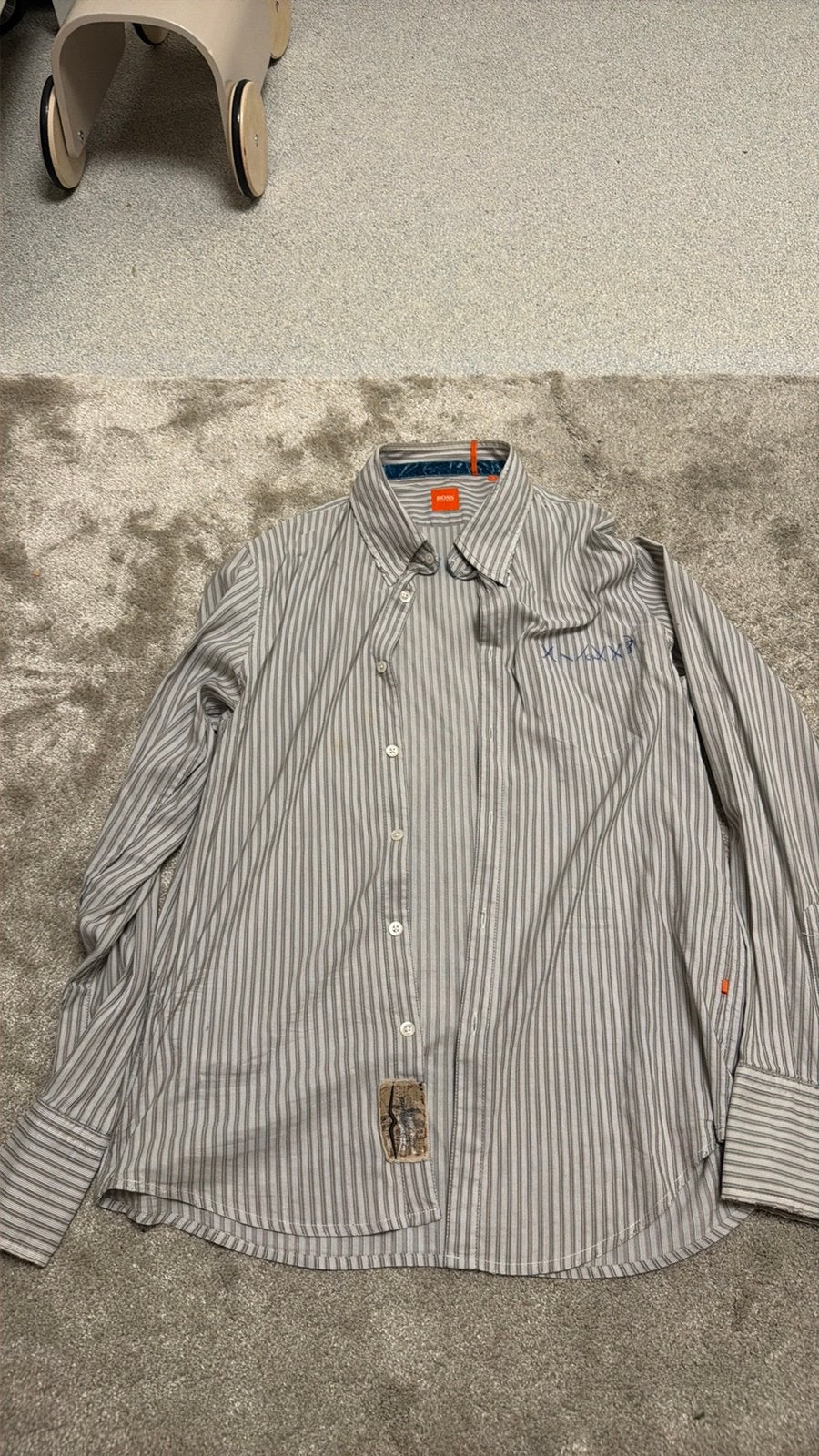 Hugo boss overhemden maat 50 M, Ophalen of Verzenden, Zo goed als nieuw, Overige kleuren, Halswijdte 39/40 (M)