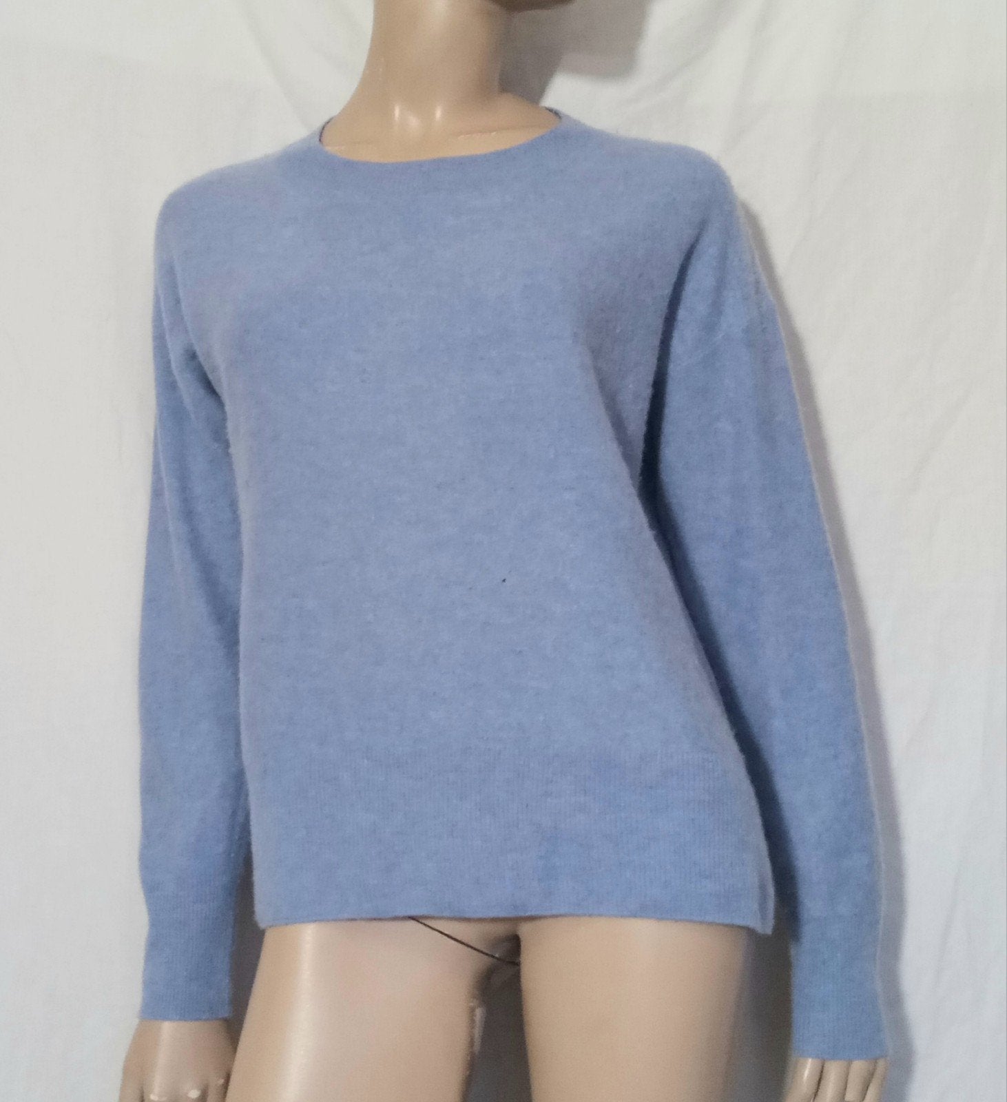 TAHARI CASHMERE Trui , Maat M, Ophalen of Verzenden, Zo goed als nieuw, Maat 38/40 (M), Blauw
