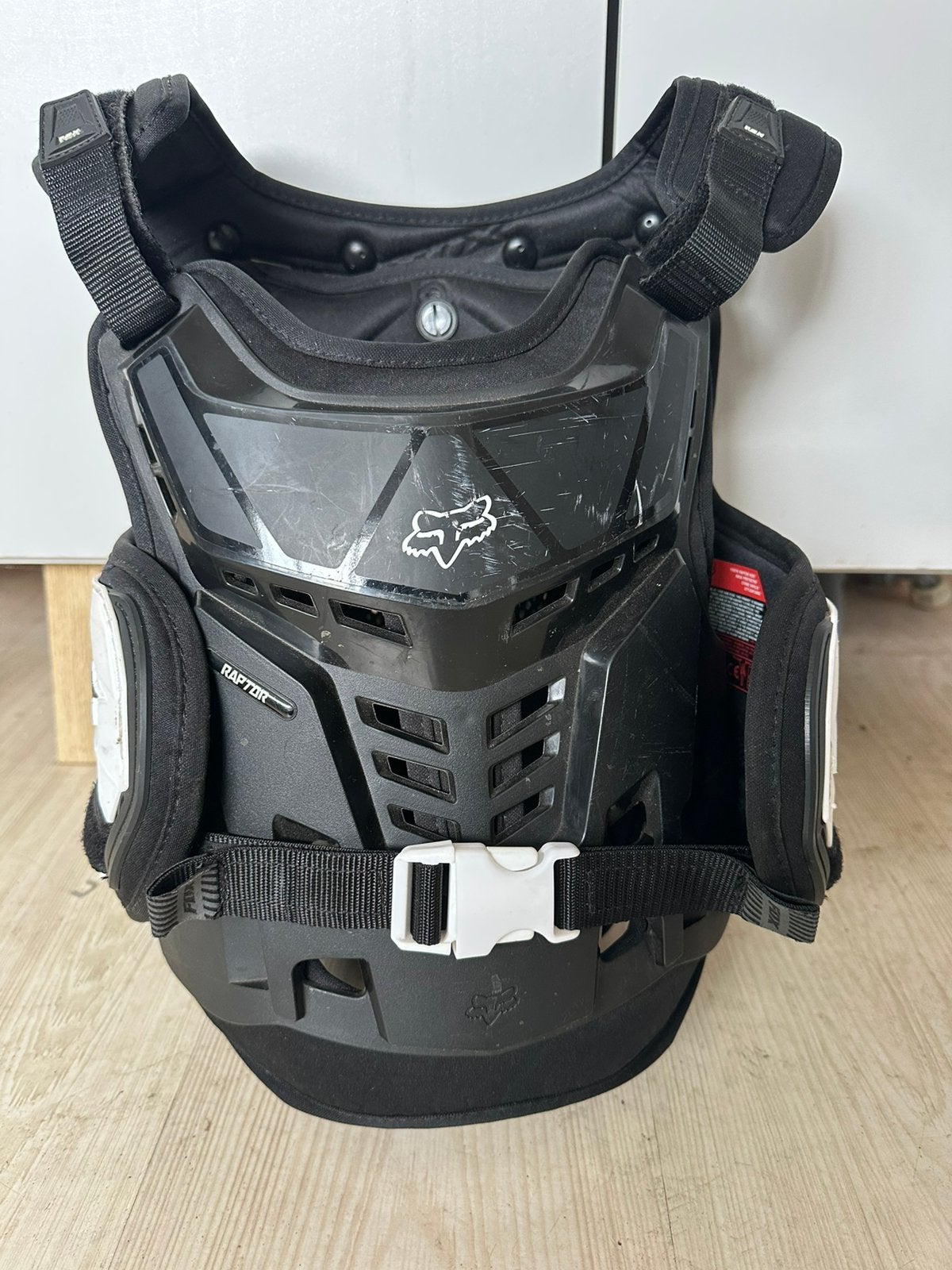 Fox youth raptor vest, Motoren, Ophalen of Verzenden, Tweedehands, Kinderen, Motorcrosskleding