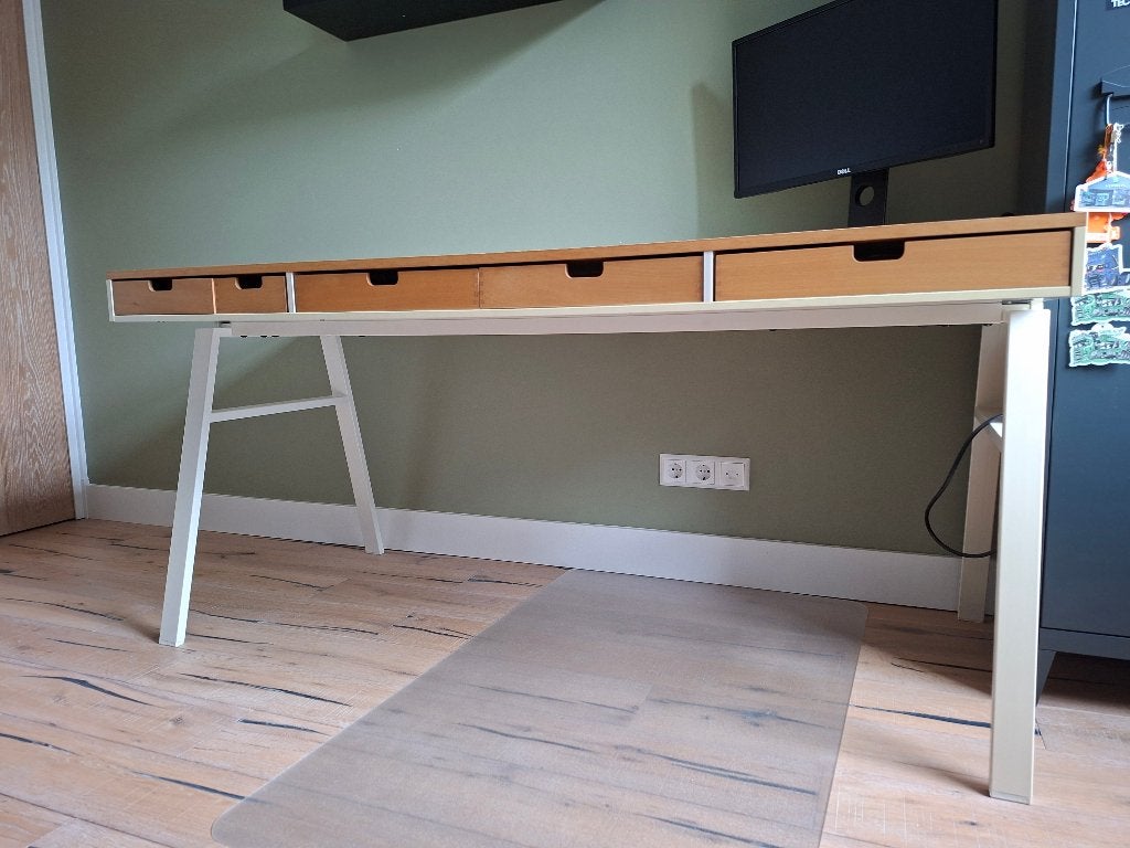 Bureau 160x80x76, Huis en Inrichting, Ophalen, Overige typen, Gebruikt, Overige merken