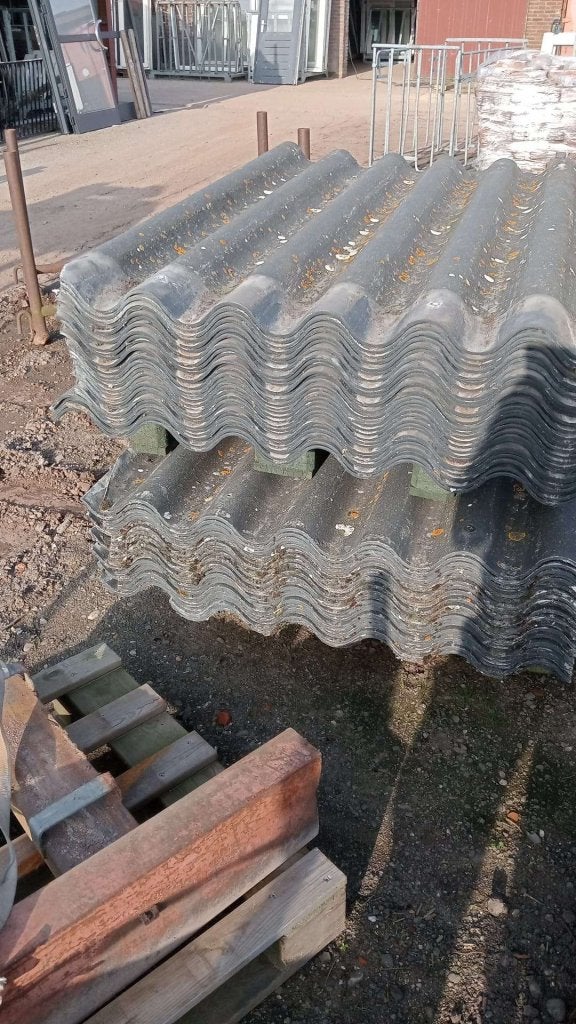 Ethernit Golfplaten, Doe-het-zelf en Verbouw, Overige materialen, Gebruikt, Niet ingevuld, 15 m² of meer
