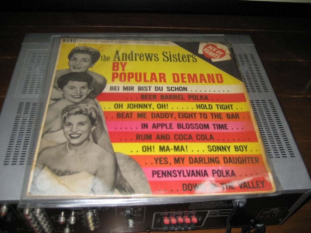 Andrews sisters by popular demand lp, LP, Pop, Ophalen of Verzenden, Zo goed als nieuw