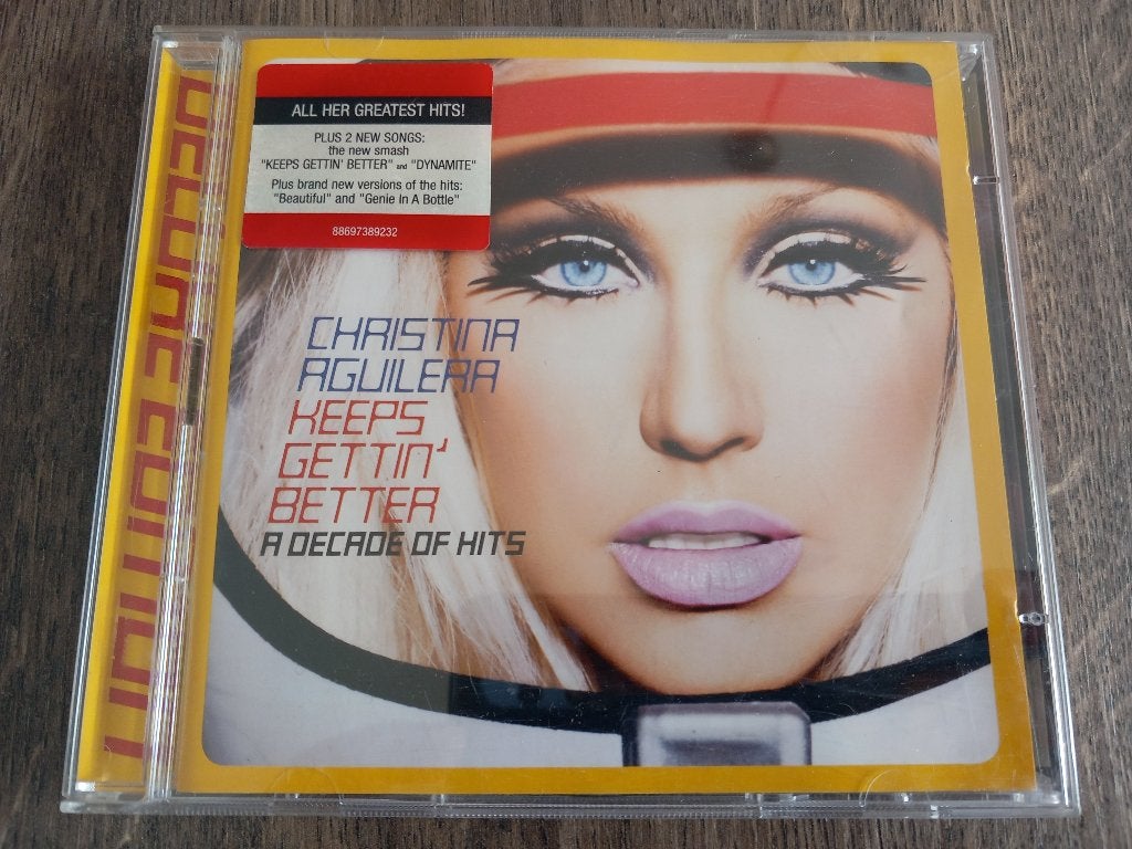 CD+DVD Christina Aguilera - Keeps gettin' better, Ophalen of Verzenden, Zo goed als nieuw