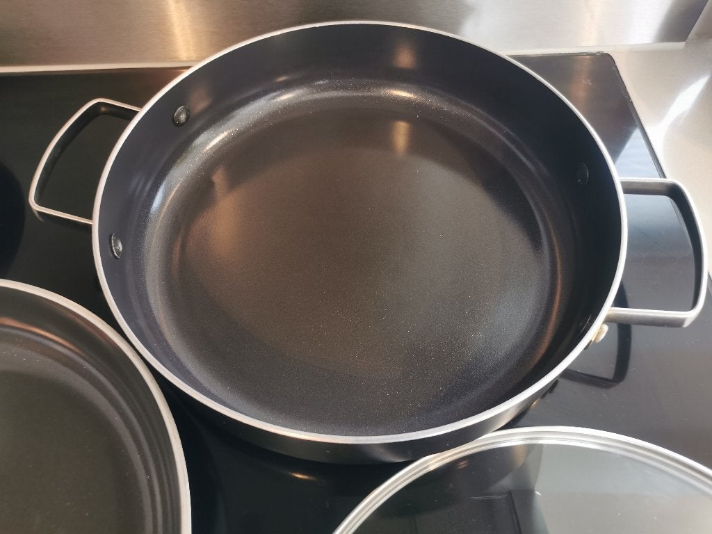 Greenpan set, Overige materialen, Gebruikt, Met handvatten, GreenPan