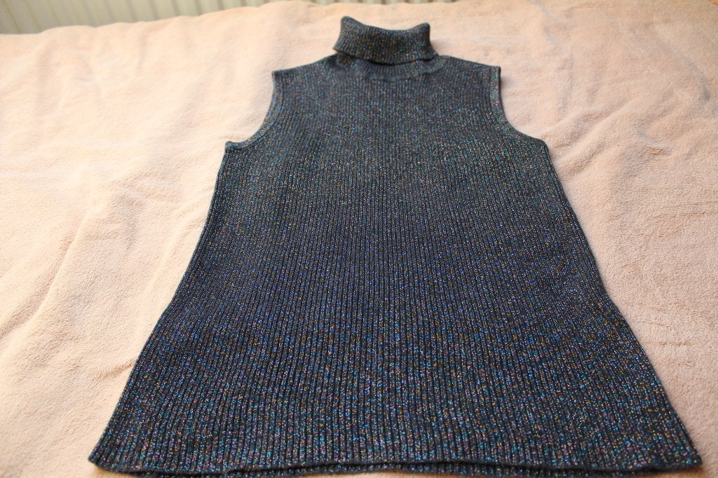 George mouwloze coltrui met glitter - Maat S, Kleding | Dames, Tops, Verzenden, Zwart, George, Zo goed als nieuw