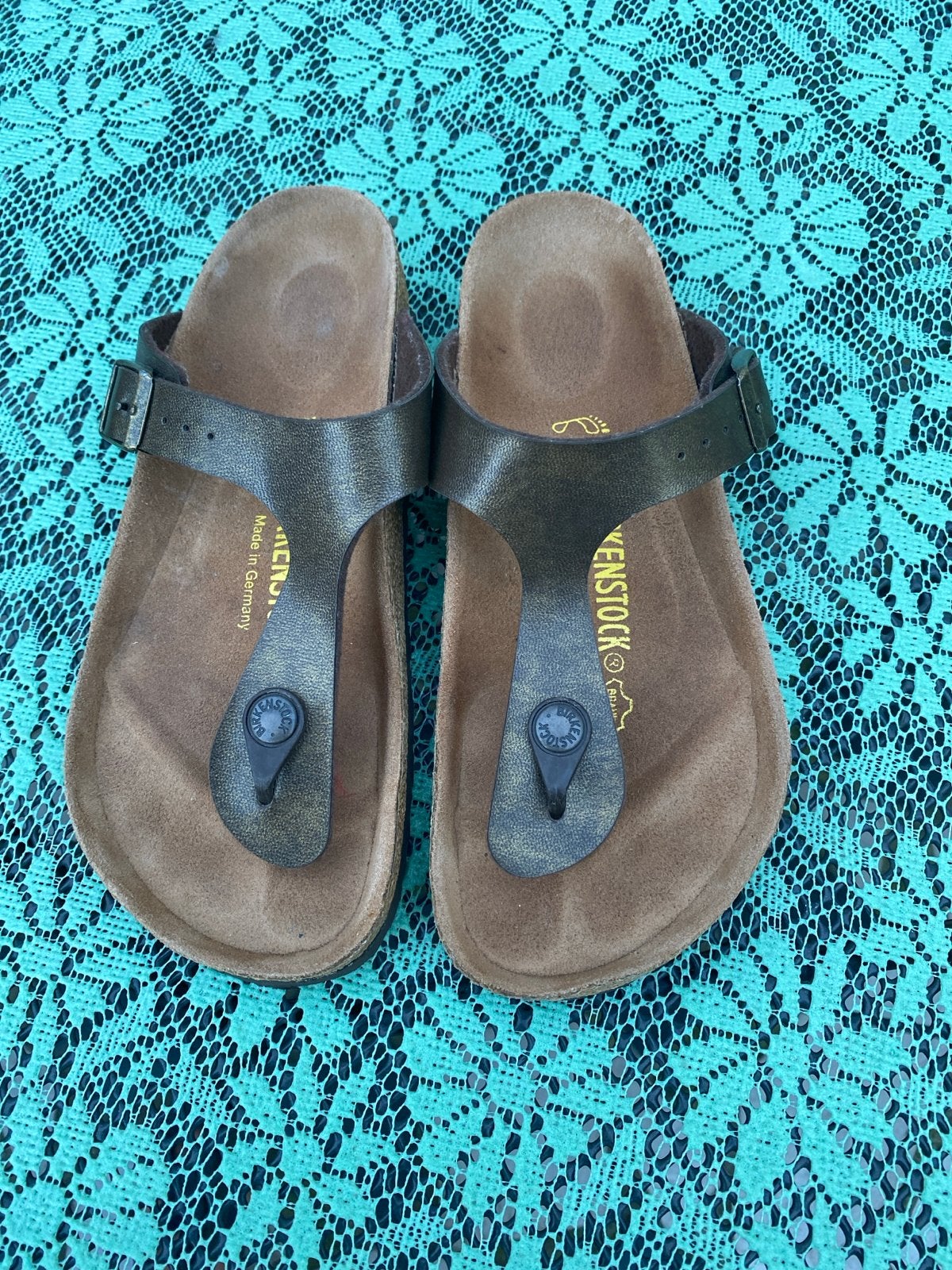 Birkenstock Gizeh teenslippers maat 36, Ophalen, Gedragen, Overige kleuren, Slippers