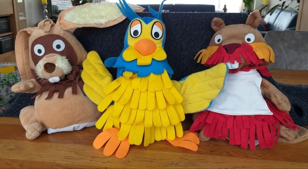 Handpoppen Fabeltjeskrant, Ophalen, Zo goed als nieuw, Overige typen