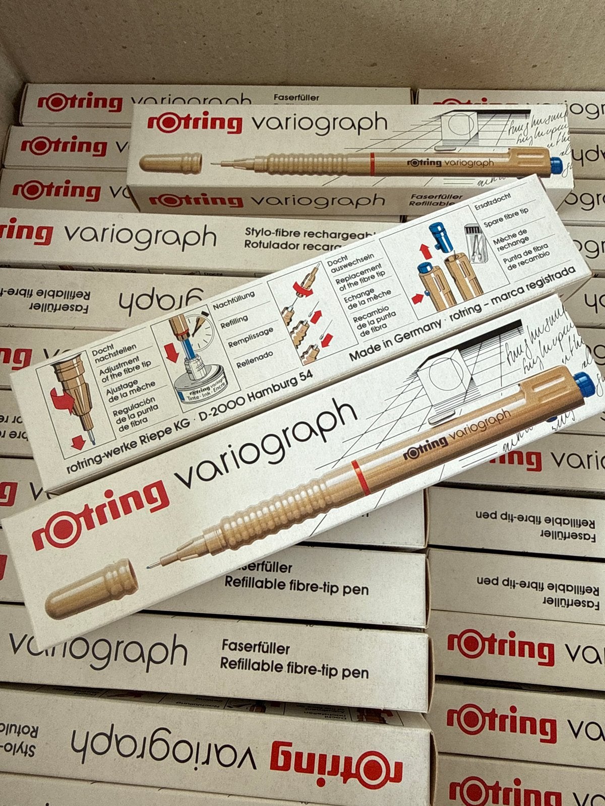 Rotring Variograph +100 stuks, Diversen, Schrijfwaren, Ophalen, Zo goed als nieuw