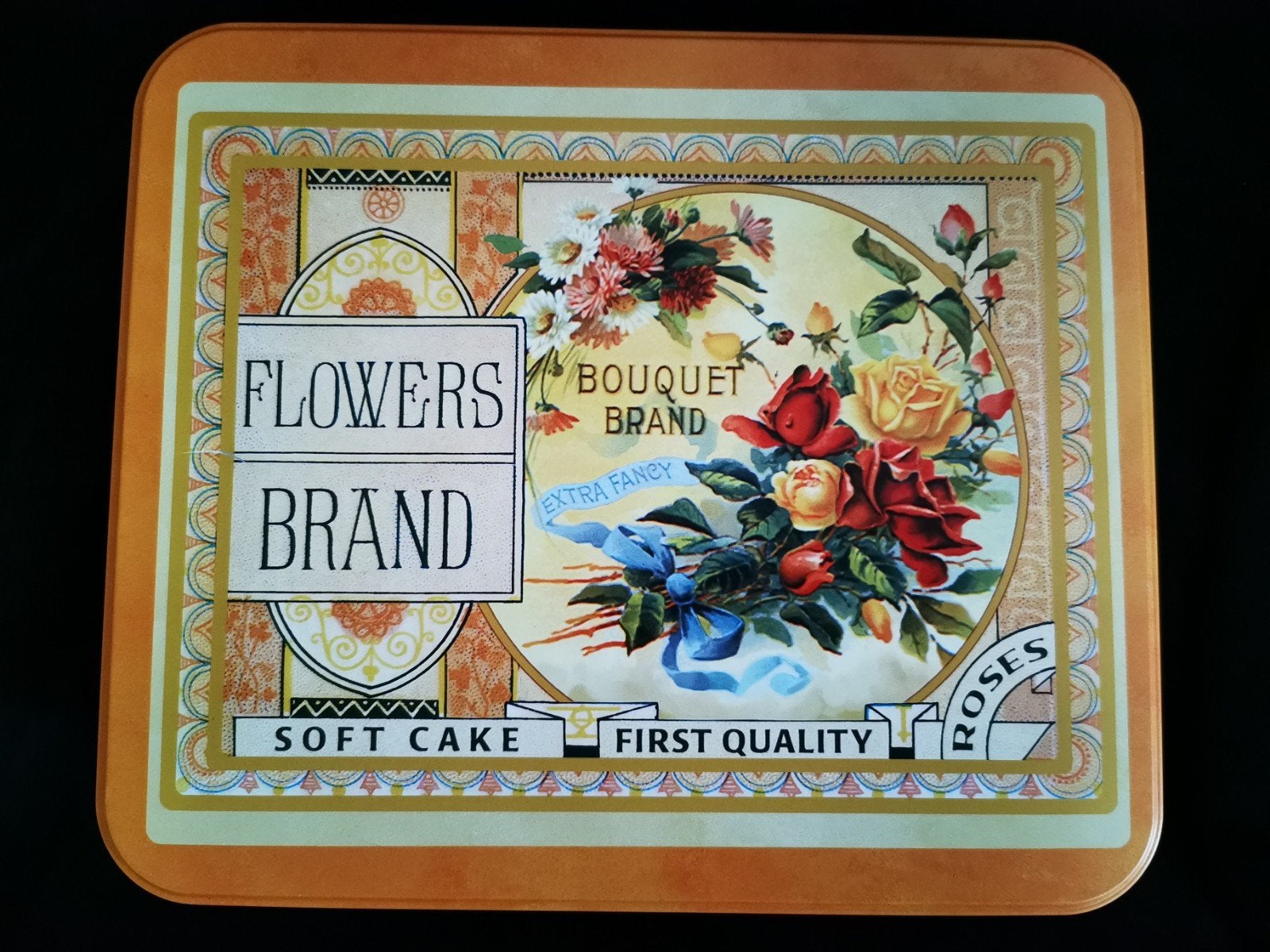 Nieuwe Koektrommel met Bloemen - 26x12x23 cm, Ophalen of Verzenden, Nieuw