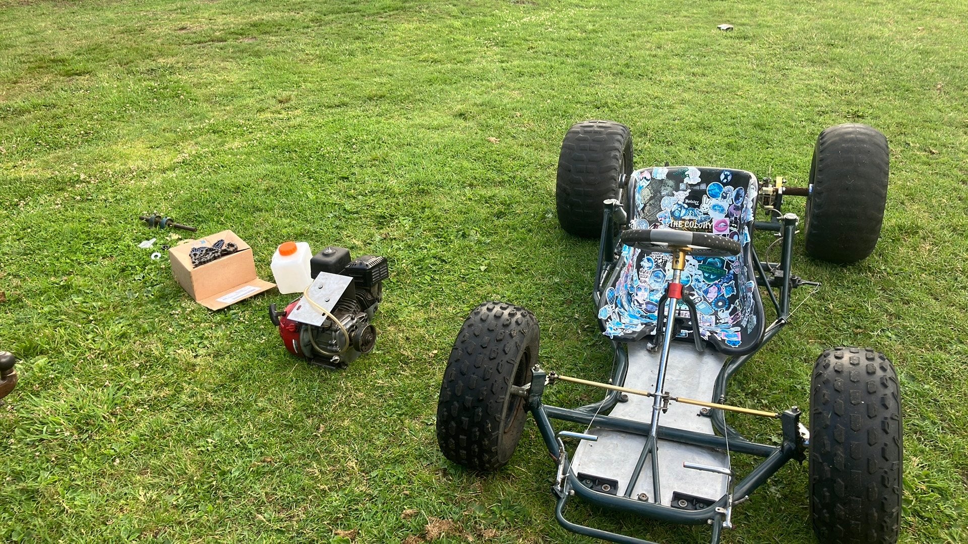 Project kart met orgineel honda gx 160, Ophalen of Verzenden, Zo goed als nieuw, Kart