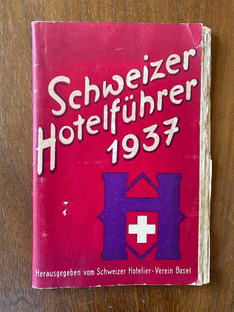 Schweizer Hotelführer (1937), Antiek en Kunst, Antiek | Boeken en Bijbels, Ophalen of Verzenden