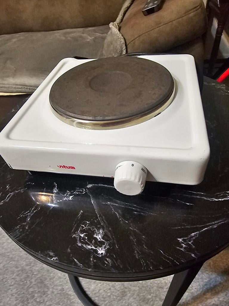Draagbare elektrische kookplaat - ideaal voor kleine ruimtes, Witgoed en Apparatuur, Kookplaten, Ophalen of Verzenden