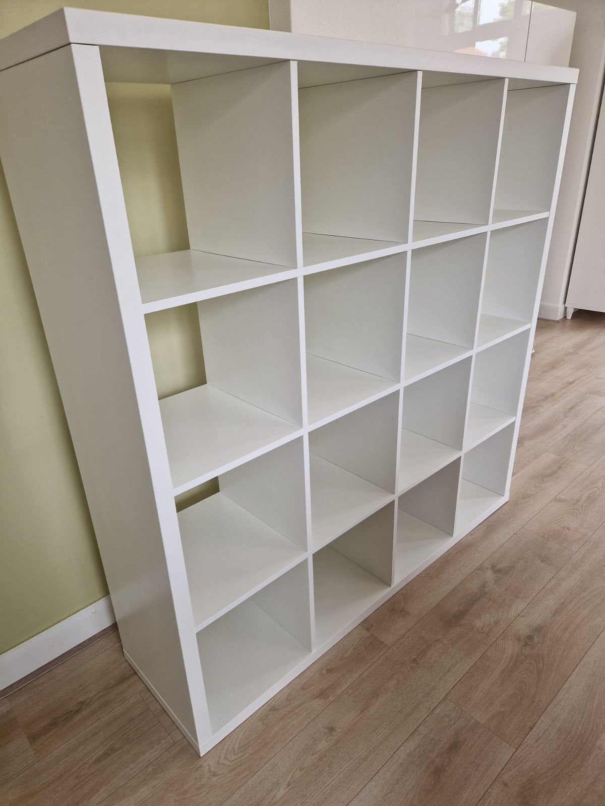 IKEA Kallax Kast 4x4 Vakken Wit, Ophalen, Gebruikt