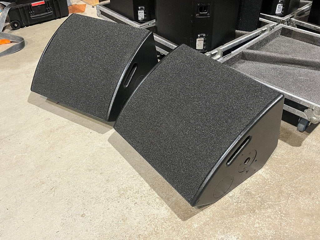 4x d&b audiotechnik MAX15 Monitors incl. case + Versterkers, Gebruikt, 500 tot 1000 watt, D&B audio, D&B audio