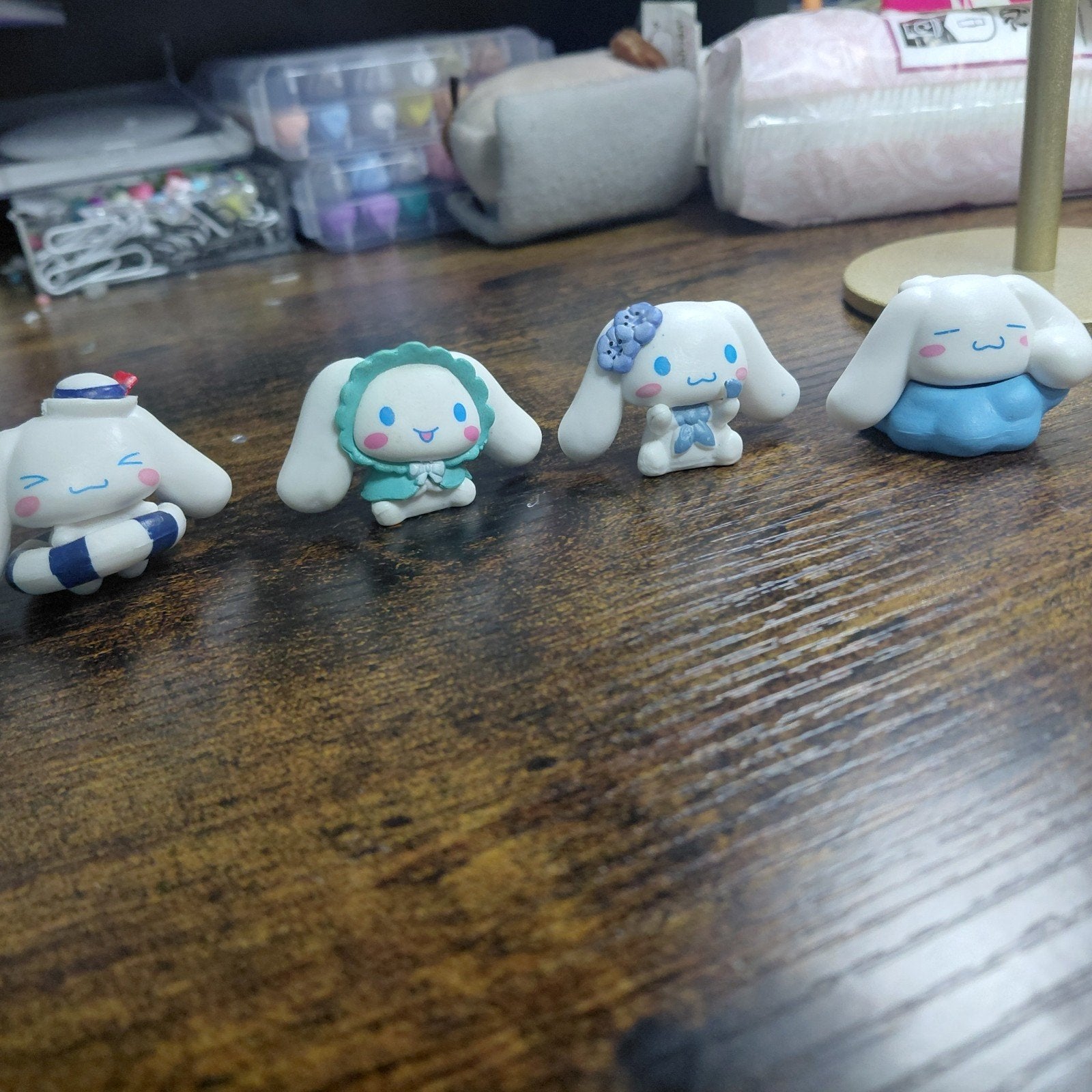 Sanrio Cinnamoroll 4 kleine figuurtjes, Ophalen of Verzenden, Nieuw, Dier