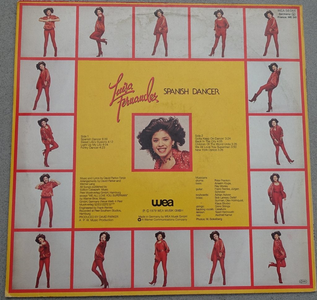 luisa fernandez , spanish dancer - LP, Inclusief binnenhoes, Ophalen of Verzenden, Zo goed als nieuw, 12 inch