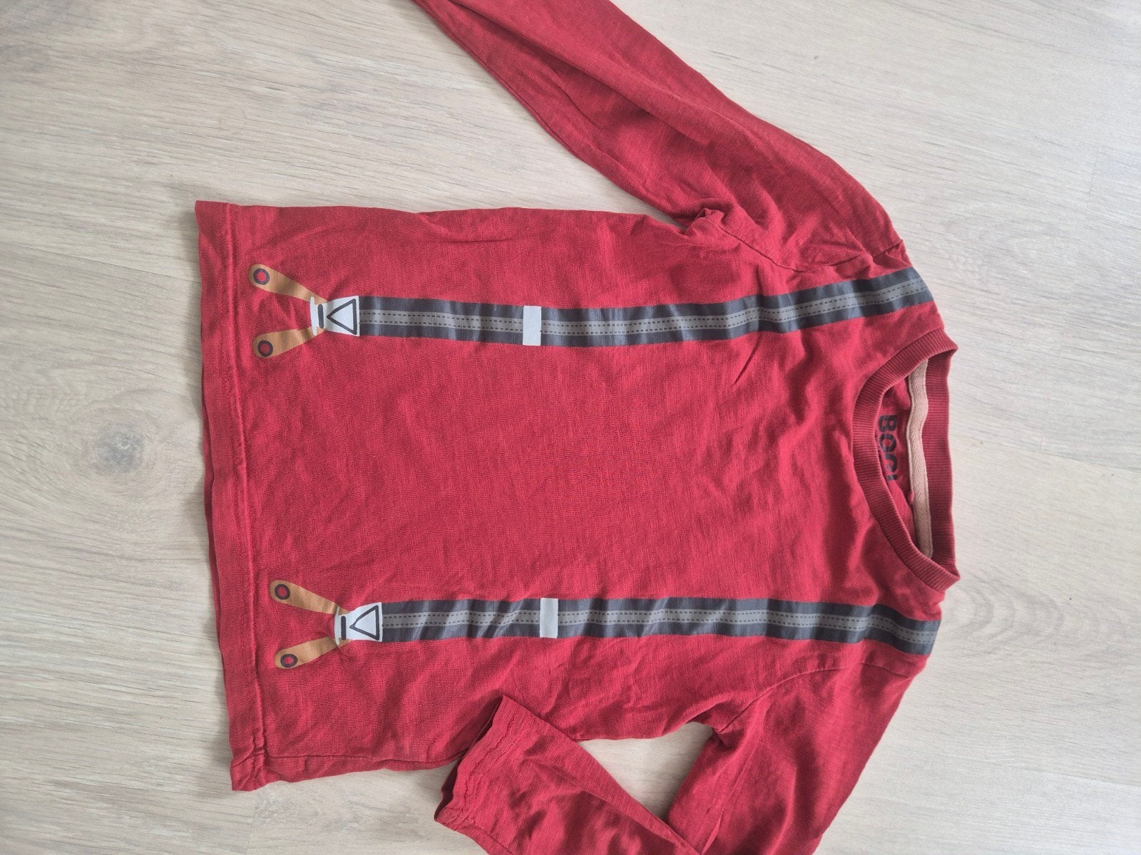 Kledingset 104/110 organisch katoen, Gebruikt, Ophalen of Verzenden, Shirt of Longsleeve, Jongen