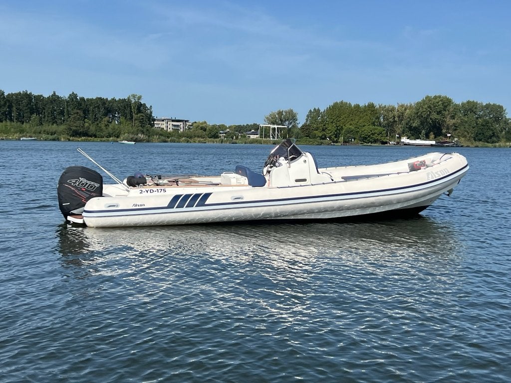 Luxe RIB 2x225 PK Mercury Verado | Teak | Bimini | Toilet, Watersport en Boten, 9 m, 80 cm, Zo goed als nieuw, 450 pk