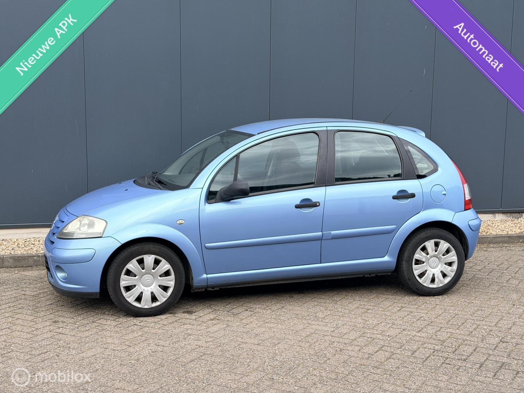 Citroen C3 1.4i-16V Exclusive AUTOMAAT/NWEAPK/AIRCO, Auto's, 1160 kg, 4 cilinders, Blauw, Origineel Nederlands