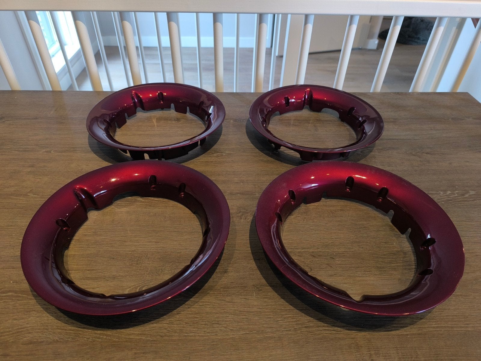 NIEUW NOS Malaguti Firefox F15 Wielkappen - Wieldoppen Rood, Ophalen of Verzenden, Nieuw