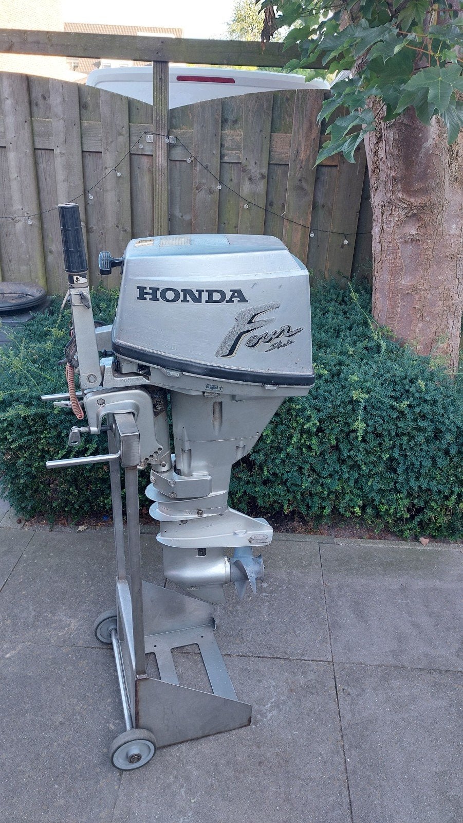 Leuke Honda BF 15 pk 4 takt kortstaart bj 1999, Watersport en Boten, Buiten- en Binnenboordmotoren, Ophalen, Gebruikt, 5 tot 10 pk